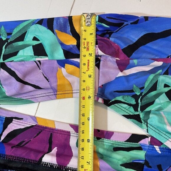 TIME & TRU Mid-Rise V-Front Bikini Swim Bottoms 3X (24W-26W) Tropical Multi NEW‎ - Picture 10 of 13